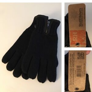 Ruff Hewn NWT Gloves medium/large in black